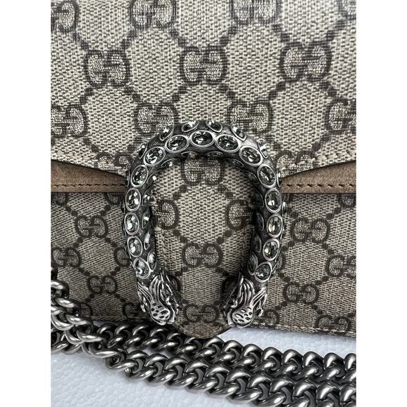 Gucci Supreme Canvas Dionysus Chain Strap Women’s Shoulder Bag - Picture 3 of 16